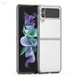 Kép 1/2 - Tok, Clear, műanyag hátlap, szilikon kerettel, Samsung Galaxy Z Flip 4 5G, átlátszó