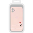 Kép 2/2 - Tok, Silicone Heart, erősített szilikon hátlap, Apple Iphone 12 Pro (6,1"), minta 1 (szív), rózsaszín, bliszteres
