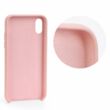 Tok, erősített szilikon hátlap, Apple Iphone 11 (6,1"), halvány rózsaszín