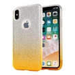 Kép 1/2 - Tok, Shining, Samsung Galaxy S21 Plus, szilikon hátlapvédő, 3 részes, arany átmenetes