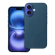 Kép 1/2 - Tok, MagSilicone, szilikon hátlap, Apple Iphone 16 (6,1"), sötétkék
