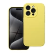 Kép 1/2 - Tok, 2mm Silicone, Apple Iphone 14 (6,1"), erősített szilikon hátlapvédő, kameravédővel, sárga