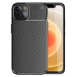 Kép 1/2 - Tok, Carbon Elite, szilikon hátlapvédő, Apple Iphone 15 Pro (6,1"), fekete