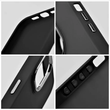 Tok, Frame, Apple Iphone 15 Pro (6,1"), erősített hátlap, szilikon kerettel, fekete