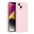 Kép 1/2 - Tok, Frame, Apple Iphone 14 Pro (6,1"), erősített hátlap, szilikon kerettel, halvány rózsaszín