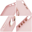 Tok, Frame, Xiaomi Redmi Note 12 Pro 5G, erősített hátlap, szilikon kerettel, halvány rózsaszín