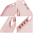 Tok, Frame, Apple Iphone 14 Pro (6,1"), erősített hátlap, szilikon kerettel, halvány rózsaszín