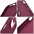 Tok, Frame, Apple Iphone 15 Plus (6,7"), erősített hátlap, szilikon kerettel, lila