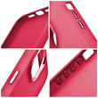 Tok, Frame, Apple Iphone 15 Pro Max (6,7"), erősített hátlap, szilikon kerettel, magenta