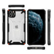 Tok, Hybrid erősített hátlap szilikon kerettel, Apple Iphone 12 (6,1"), fekete