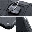 Tok, Nitro mágneses ütésálló hátlap, szilikon kerettel, gyűrűs ujjtartóval, Apple Iphone 7 / 8 / SE (2020 / 2022), fekete