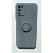 Kép 1/2 - Tok, Silicone RING, mágneses szilikon hátlap, gyűrűs ujjtartóval, Samsung Galaxy A33 5G, szürke
