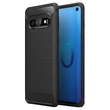 Kép 1/2 - Tok, carbon szilikon hátlap, Apple Iphone X / XS, fekete