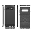 Tok, carbon szilikon hátlap, Apple Iphone 15 Plus (6,7"), fekete
