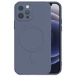 Kép 1/2 - Tok, MagSilicone, szilikon hátlap, Apple Iphone 13 (6,1"), szürke