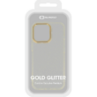 Tok, Tel Protect GOLD GLITTER, Apple Iphone 14 Pro (6,1"), csillogó szilikon hátlapvédő, átlátszó
