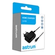 Kép 2/2 - Töltő, hálózati, Astrum, (microUSB), (1A), 1,5 méteres kábel, fekete, bliszteres
