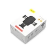 Kép 2/3 - Autós tartó, gravitációs autós tartó szellőzőrácsra, Baseus (WXYL-01), wireless töltés, fekete, bliszteres