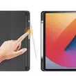 Tok, Dux Ducis Domo, aktív flip tablet tok, Apple iPad Air 4/5 (10.9”), toll tartóval, fekete, bliszteres