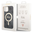 Tok, Guess /GUHMP13LH4STK/, 4G IML, MagSafe Compatible, Apple Iphone 13 Pro (6,1"), fekete