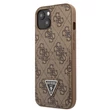Kép 1/2 - Tok, Guess /GUHCP13XP4TPW/, 4G Saffiano Double Card dupla kártyatartóval, Apple Iphone 13 Pro Max (6,7"), barna