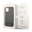 Tok, Guess /GUHCP14MG4GLGR/, 4G Stripe, Apple Iphone 14 Plus (6,7"), szürke