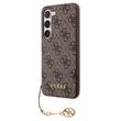 Kép 1/2 - Tok, Guess /GUHCS23MGF4GBR/, 4G Charms, Samsung Galaxy S23 Plus, barna