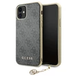 Kép 1/2 - Tok, Guess /GUHCI8GF4GGR/, Charms Hard Case 4G, Apple Iphone 7 / 8 / SE (2020/2022), szürke