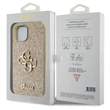 Kép 2/2 - Tok, Guess /GUHCP15SHG4SGD/, PU Fixed Glitter 4G Metal Logo, Apple Iphone 15 (6,1"), arany