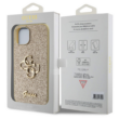 Tok, Guess /GUHCP15SHG4SGD/, PU Fixed Glitter 4G Metal Logo, Apple Iphone 15 (6,1"), arany