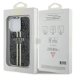 Kép 2/2 - Tok, Guess /GUHCP15LH4PSEGK/, PU 4G Gold Stripe, Apple Iphone 15 Pro (6,1"), fekete