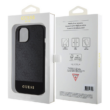 Tok, Guess /GUHMP15SG4GLGR/, 4G Stripe MagSafe, Apple Iphone 15 (6,1"), fekete