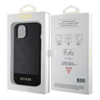 Tok, Guess /  GUHMP15LG4GLGR/, 4G Stripe MagSafe, Apple Iphone 15 Pro (6,1"), fekete