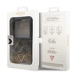 Kép 2/2 - Tok, Guess /GUHCZF5P4TDPW/, PU Leather Triangle, Samsung Galaxy Z Flip 5, barna