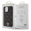 Kép 2/2 - Tok, Guess /GUHCP15LPG4GPK/, PU Leather 4G Triangle Metal Logo, Apple Iphone 15 Pro (6,1”), fekete