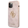 Kép 1/2 - Tok, Guess /GUHCP15S4GMGPI/, PU 4G Metal Logo, Apple Iphone 15 (6,1"), rózsaszín