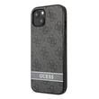 Kép 1/2 - Tok, Guess /GUHCP13SP4SNK/, PU 4G Stripe, Apple Iphone 13 Mini (5,4"), szürke