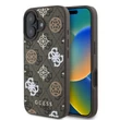 Kép 1/2 - Tok, Guess /GUHMP16SP4PWPW/, PU 4G Peony MagSafe, Apple Iphone 16 (6,1”), barna