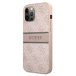 Kép 1/2 - Tok, Guess /GUHCN614GDPI/, PU 4G Printed Stripe, Apple Iphone 11 (6,1"), rózsaszín