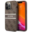 Kép 1/2 - Tok, Guess /GUHCP13X4GDBR/, Stripe, Apple Iphone 13 Pro Max (6,7"), barna
