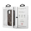 Kép 2/2 - Tok, Guess /GUHCP12MPU4GHBR/, Triangle, Apple Iphone 12 / 12 Pro (6,1"), barna