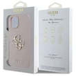 Kép 2/2 - Tok, Guess /GUHCP15SPGT4MBP/, PU Grained 4G Metal Logo, Apple Iphone 15 (6,1"), rózsaszín