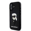 Kép 1/2 - Tok, Karl Lagerfeld /KLHCP16L3DRKINK/, Apple Iphone 16 Pro (6,3”), 3D Rubber Ikonik, fekete