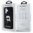 Kép 2/2 - Tok, Karl Lagerfeld /KLHCP16L3DRKINK/, Apple Iphone 16 Pro (6,3”), 3D Rubber Ikonik, fekete
