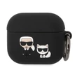 Kép 1/2 - Tok, Karl Lagerfeld /KLACA3SILKCK/, Apple Airpods 3, Karl Lagerfeld and Choupette Silicone, fekete