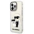 Kép 1/2 - Tok, Karl Lagerfeld /KLHCP13MHNKCTGT/, Apple Iphone 13 (6,1"), IML Glitter Karl and Choupette NFT, átlátszó
