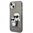 Kép 1/2 - Tok, Karl Lagerfeld /KLHCP14LHNKCTGK/, Apple Iphone 14 Pro (6,1"), IML Glitter Karl and Choupette NFT, fekete átlátszó