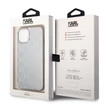 Kép 2/2 - Tok, Karl Lagerfeld /KLHCP14SLGMMSV3/, Apple Iphone 14 (6,1"), Iridescent Monogram, ezüst
