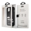 Kép 2/2 - Tok, Karl Lagerfeld /KLHCP13MPCUSKCBK/, Apple Iphone 13 (6,1"), Karl Lagerfeld and Choupette PU Leather, fekete