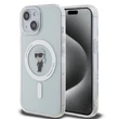 Kép 1/2 - Tok, Karl Lagerfeld /KLHMP15LHFCKNOT/, Apple Iphone 15 Pro (6,1"), IML Ikonik MagSafe, átlátszó 